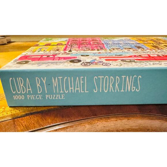 Michael Storrings Cuba 1000 Piece Vibrant Jigsaw Galison Puzzle - Picture 7 of 8